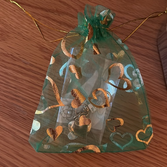 Bag charm heart flower charm - Picture 7 of 7